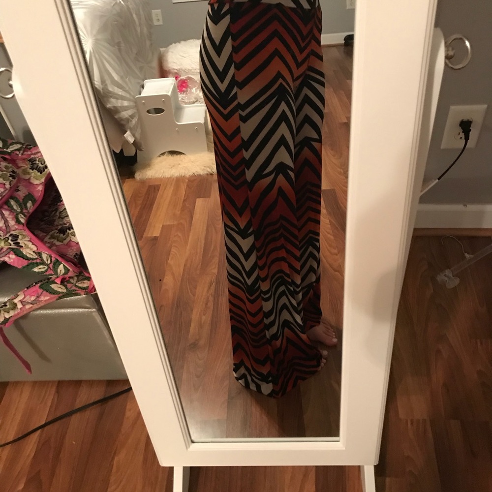 Ombré Cheveron Flowy Pants